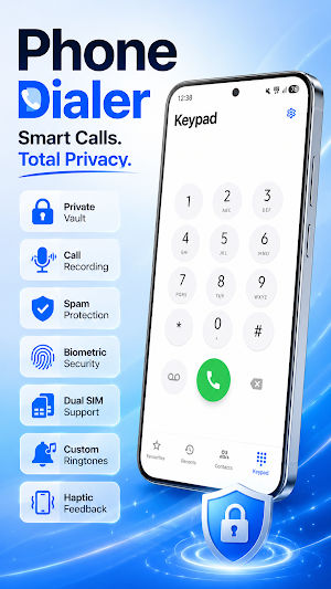 Easy Phone Dialer & Contacts Screenshot 2