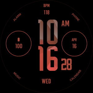 Brown Nation Watch Face Screenshot 3