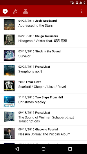 Muspy for Android Screenshot 0