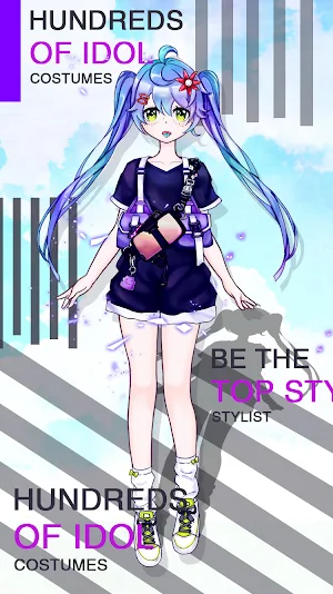Idol Dressup - Sakura season i Screenshot 1