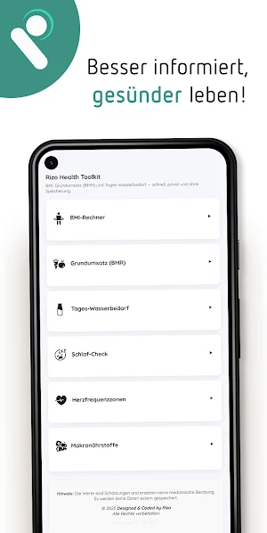 Rizo Health Toolkit Screenshot 1