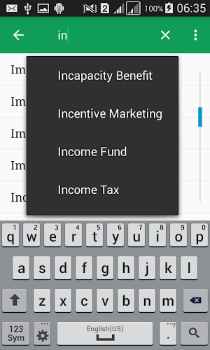 Management Dictionary Offline Screenshot 1