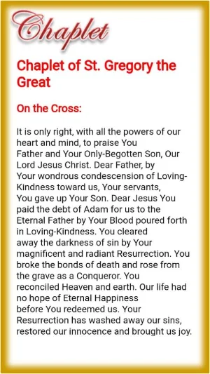 Saint Gregory the Great Devotion Screenshot 3