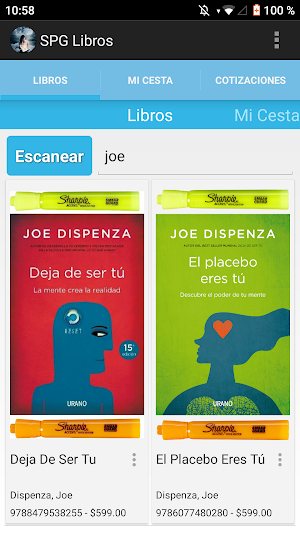 SPG Libros (Cotiza, compra y recibe tu libro) Screenshot 0