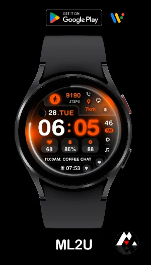 ML2U 175 Watch Face Screenshot 3
