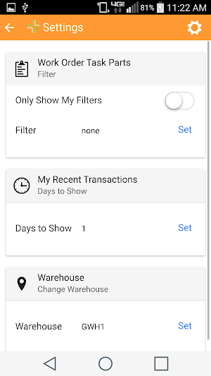 Lucity Warehouse Screenshot 3