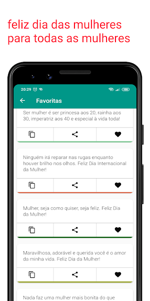 feliz dia da mulher magnífico mensagens 2021 Screenshot 3