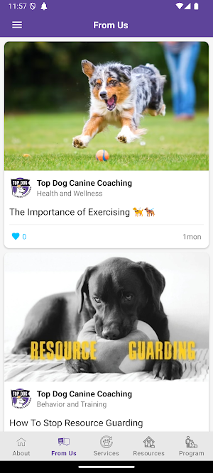 Top Dog Canine Coaching Screenshot 2