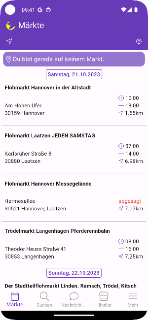 Trüffl: die Flohmarkt-Live-App Screenshot 0