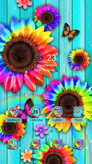 Summer Tie Dye - Wallpaper Screenshot 0