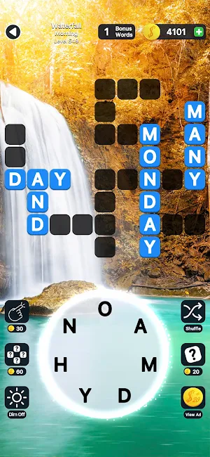 Word Swipe Collect - Brain Games Puzzle Search Screenshot 1
