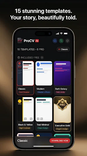ProCvAI: CV Maker & AI Resume Screenshot 3