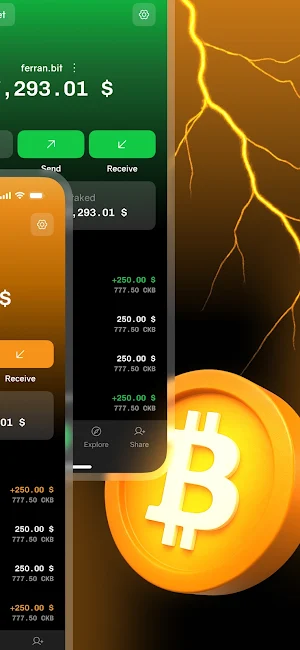 Bitcoin Light - Crypto Wallet Screenshot 1