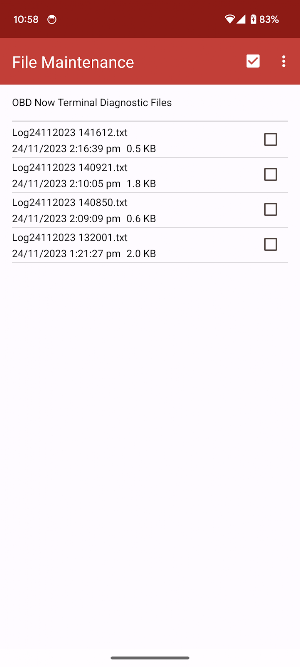 OBD Now Terminal Screenshot 2