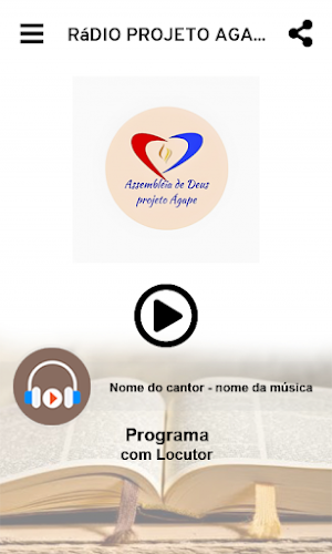 Rádio Projeto Ágape Screenshot 1