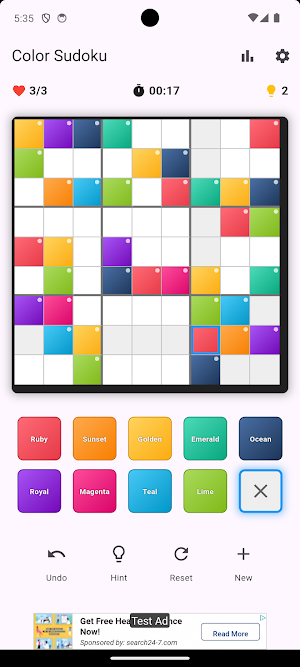 PG Color Sudoku Screenshot 0