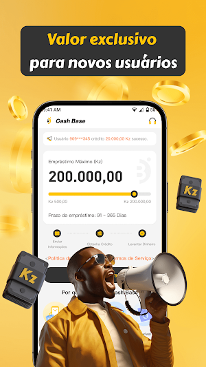 Cash Base : Empréstimos online Screenshot 1