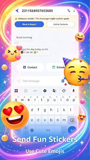 Colorful Message Screenshot 3
