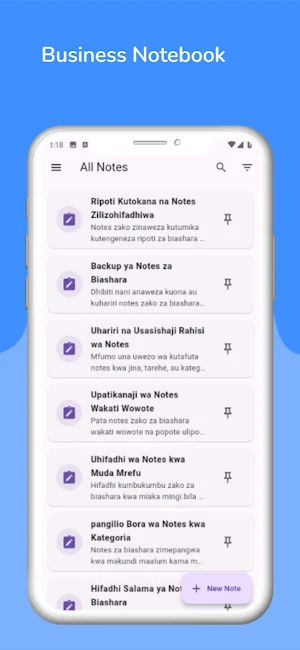 Busines Notebook & Finance Screenshot 3