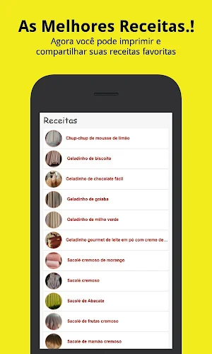 Receitas de geladinhos fáceis Screenshot 3