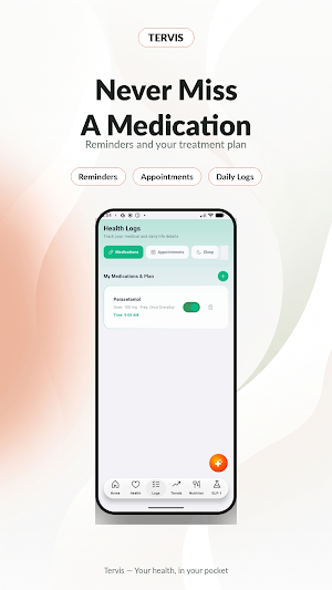 Tervis: GLP-1 & Health Tracker Screenshot 1