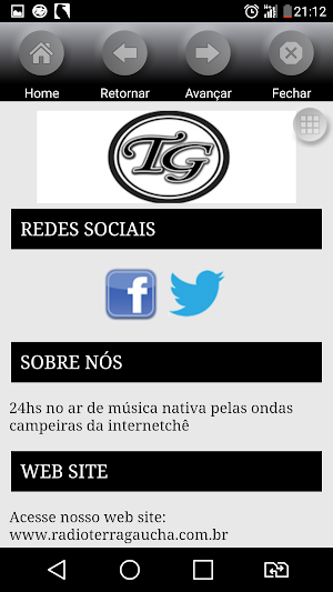 Rádio Web Terra Gaucha Screenshot 2