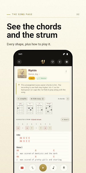 UkuTabs Ukulele Chords & Songs Screenshot 1