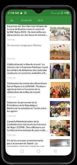 Niger Actualités et infos Screenshot 0