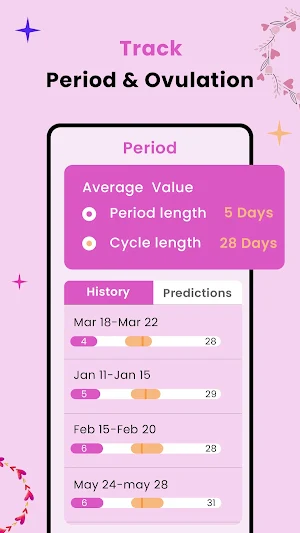 Periods Calendar For Women Screenshot 3