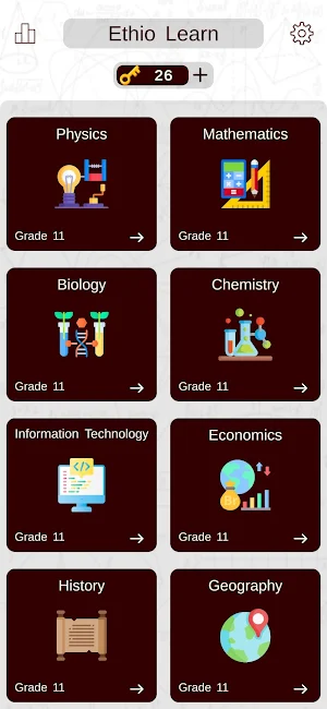 Ethio Learn : Grade 11 Quizzes Screenshot 1