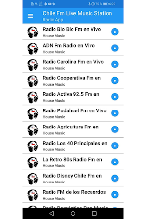 Chile Fm Live Music Station Screenshot 0