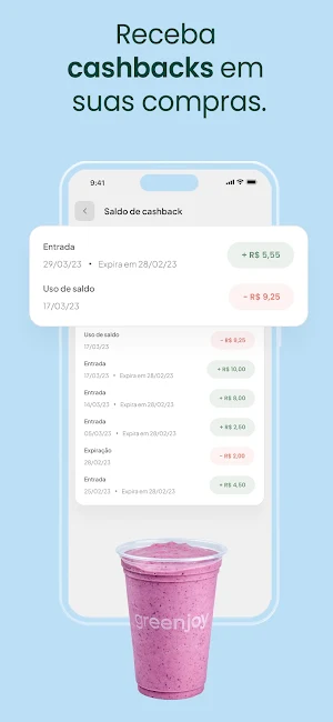 Greenjoy: Pedidos e Cashback Screenshot 3
