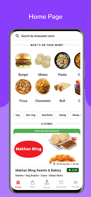 Pugau: Food & Grocery Delivery Screenshot 1