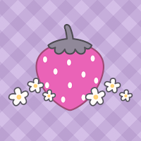 Strawberries ＆ Gothic Gingham