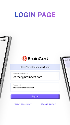 BrainCert LMS Screenshot 1