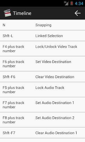 FCP Shortcuts Adfree Screenshot 1