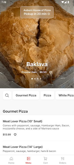 Auburn House of Pizza Screenshot 1