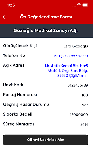 Ray Sigorta Risk Analiz Screenshot 2