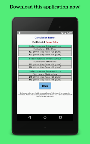 Hyponatremia Correction Calculator: Sodium Tracker Screenshot 3