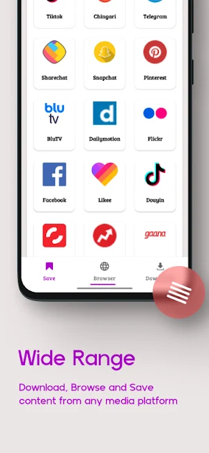 Video downloader - save videos Screenshot 1