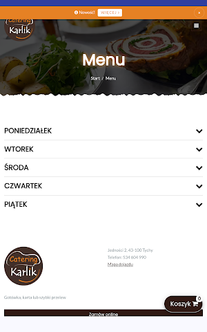 Catering Karlik Screenshot 2