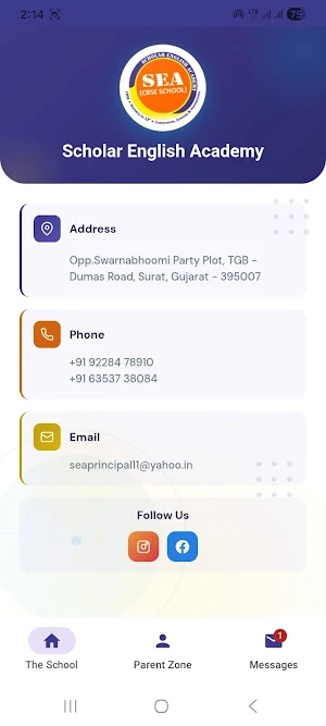 SEA (CBSE SCHOOL) Screenshot 0