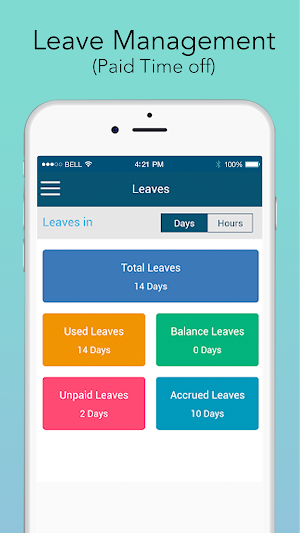 PurelyTracking | Time Clock | Leave Management Screenshot 1