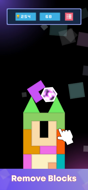 Hexagon Drop - Fun Physics ! Screenshot 1