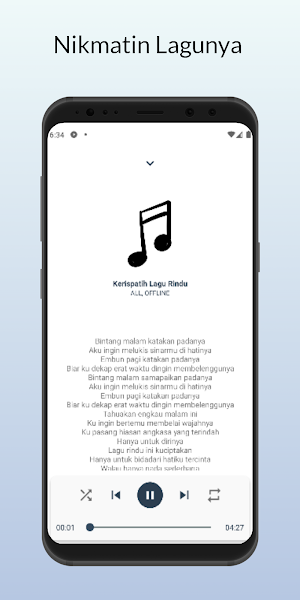 Lirik Lagu Kerispatih Offline Screenshot 3