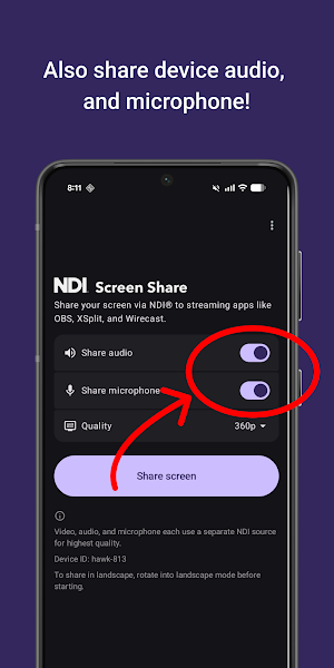 NDI Screen Share Screenshot 2