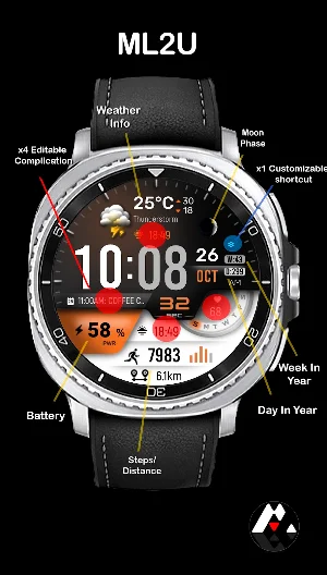 ML2U 328 Watch Face Screenshot 1
