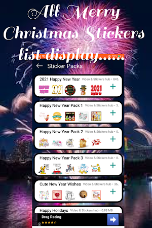New Year Stickers for Whatsapp - WAStickerApps Screenshot 2