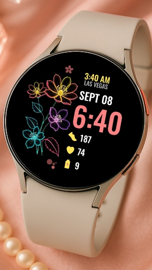 Floral Neon Digital Screenshot 3