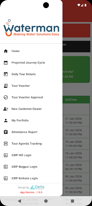 Waterman iAttendance V2 Screenshot 2